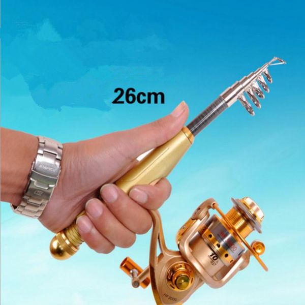 

carbon fiber 1.2m-2.1m high performance portable outdoor mini fishing rod spinning carbon hand fishing tackle sea
