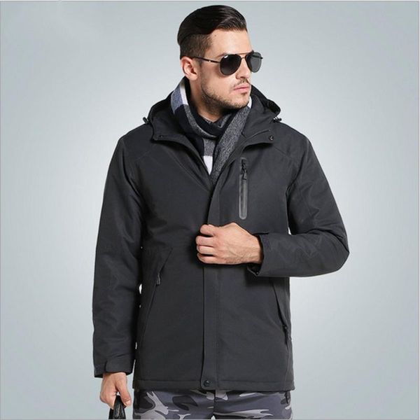 

usb heater hunting heated jacket heating winter clothes women men thermal outdoor long sleeve coats hiking climbing, Gray;blue
