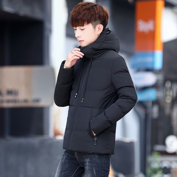 

fashion winter jacket coats men clothes casual hooded casual winter coat men parka outerwear warm slim fit outwear 4xl 3xl black