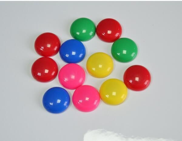 Grosshandel Farbe 3cm Weisse Tafel Runde Magnet Tafel Magnet Weisse