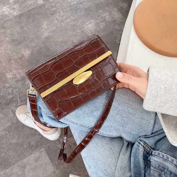 

mini stone pattern crossbody bags for women 2020 new quality pu leather lipstick shoulder messenger bag lady handbags and purses