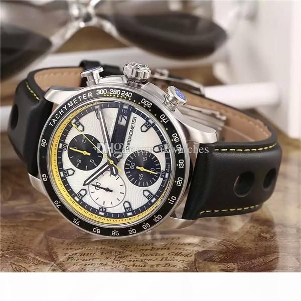 

2015 watches sport style stainless steel mens quartz satch man chronograph wristwatch male watch 552, Slivery;brown