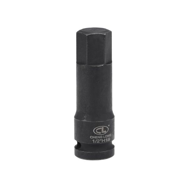

uxcell 1/2-inch drive x 19mm impact hex bit socket, metric 3" length, cr-mo
