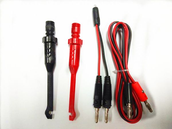 

piercing test clip with 4mm banana seat heavy-duty insulation piercing probe automotive test clip with back probe,led wires