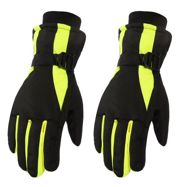 

men winter protective accessories anti slip skiing gloves thickened outdoor waterproof climbing cycling keep warm sports riding
