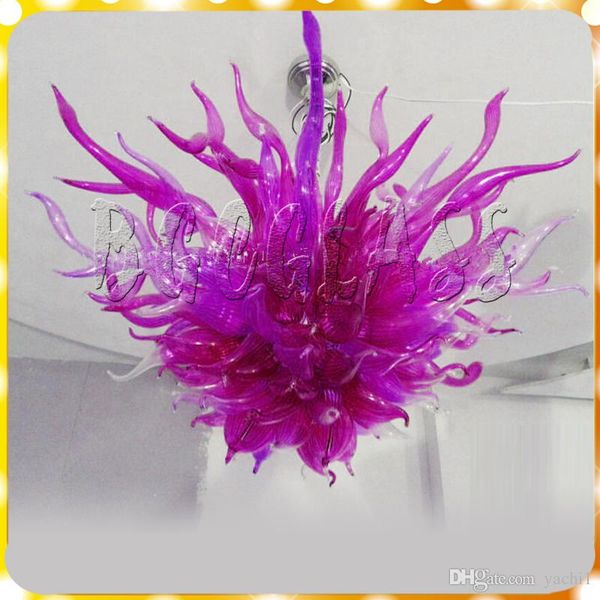 

red color dale chihuly style excellent modern led chandelier light decoration home glass lighti chihully 100% hand blown glass