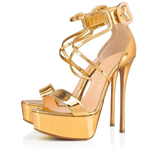 

latest womens open toe supper high heel platform sandals, Black