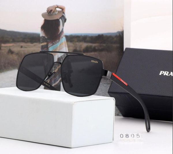 

luxury fashion letter g summer men and women polaroid sunglasses square high-quality uv400 polarized glasses lens color with original box, White;black