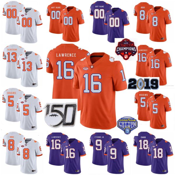 

ncaa custom clemson tigers college football jerseys kids youth brian dawkins jersey kj henry alex spence chase brice joe ngata stitched, Black