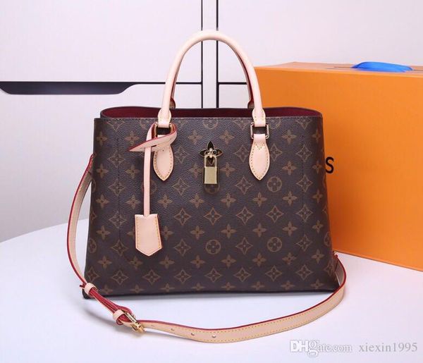 

Оптовая высокое качество цветок тотализатор сумки женщины плечо сумки Monogrram холс