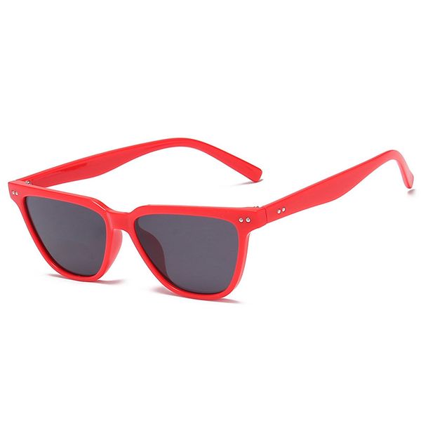 

classic rectangle men women sunglasses vintage brand design rivet sun glasses shades eyewear uv400 gafas, White;black