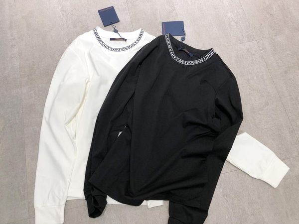 

19fw luxurious paris brand design  hoodie long sleeve crewneck sweater sweatshirt fashion collar logo pullover hoodie outdoor v sweatshirt, Gray;blue