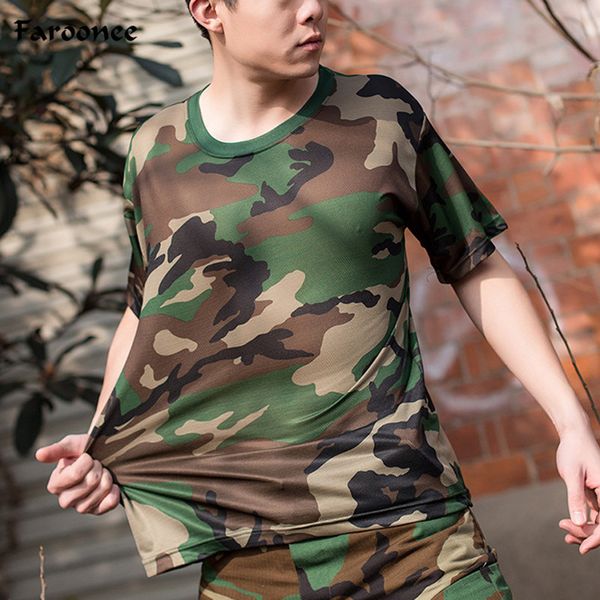 

men t-shirts base layer camouflage fitness tights quick dry camo short sleeve tees compression shirt plus size 3x, White;black
