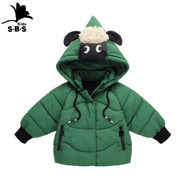 

ins new cartoon big ears children kids cotton jacket cute sweater autumn winter warm clothes children baby girl coat, Blue;gray