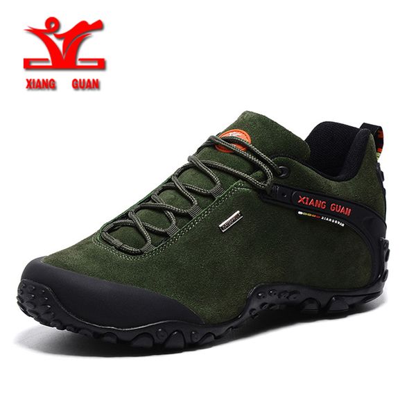 

xiang guan outdoor men women hiking shoes anti-skid tactical boots climbing camping trekking walking sneskers large size 36-48