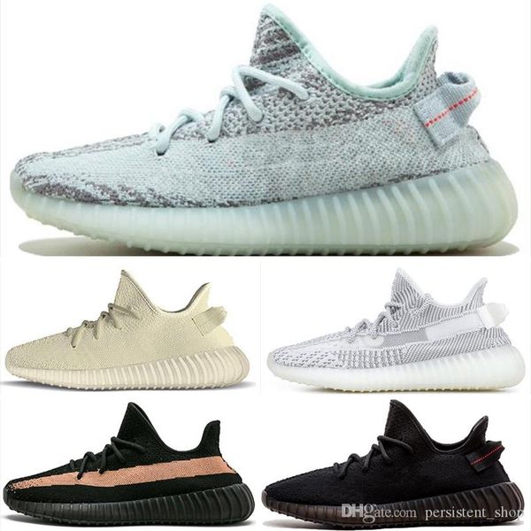 

2019 реальный выпуск нового 35 v2 black reflective мужчины и женщины кроссовки новые кроссовки открытый обувь размер сша 5-12