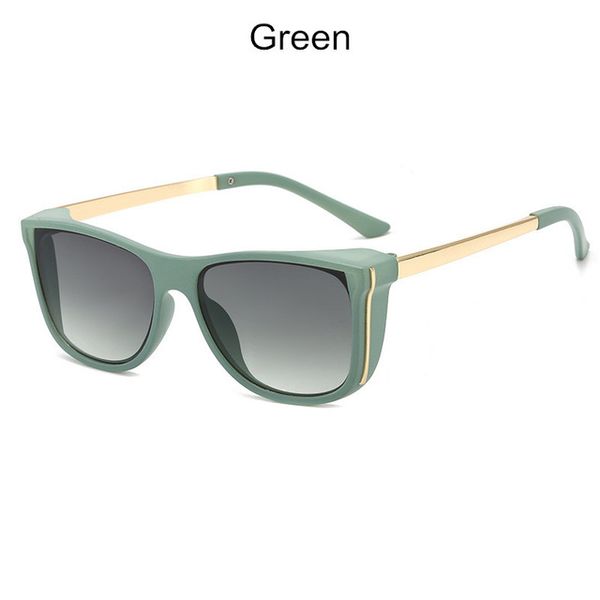 

home2010 vintage plastic kids sunglasses mirror boys girls sun glasses pink gradient child square sunglass uv400, Blue