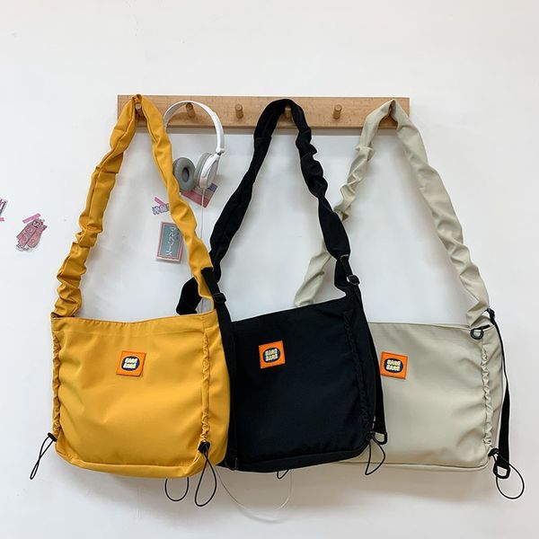 

2020 summer new student fashion crossbody bags girls canvas bag street trend shoulder bag outdoor women messenger