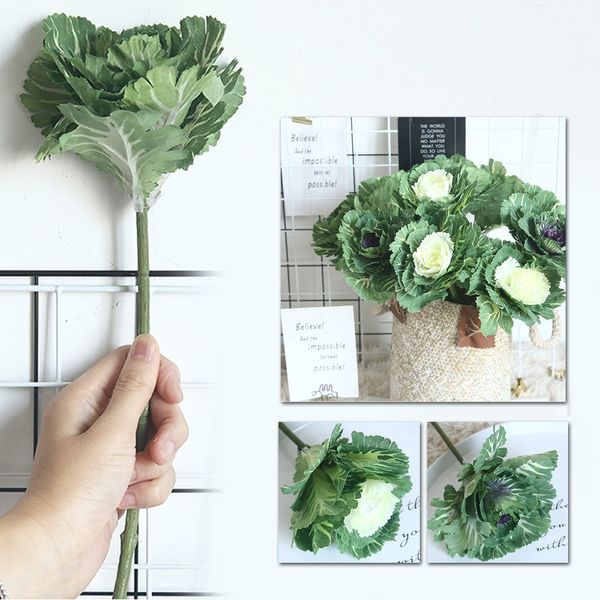 

зеленый искусственный поддельные овощи капусту моделирования растение травы домашний декоративный