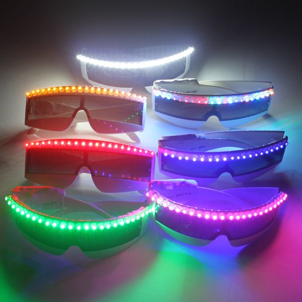 

6 colors flash led glasses , x-men flashing laser emitting glasses for laser show belly dancer dress accessorie