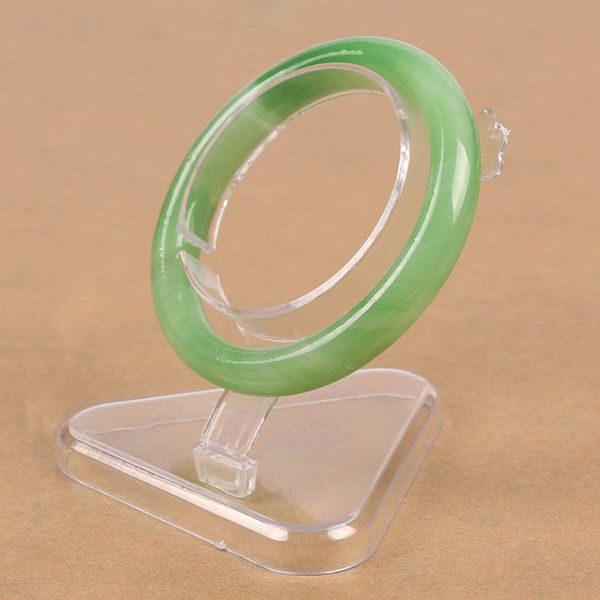 

acrylic jade bracelet display stand transparent bracelet watch jewelry organizer rack showcase holder 4types drop shipping, Pink;blue
