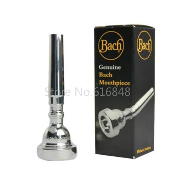 

1 pcs bach 351 series bb trumpet metal mouthpiece silver plated surface trumpet accessories nozzle no 7c 5c 3c ing