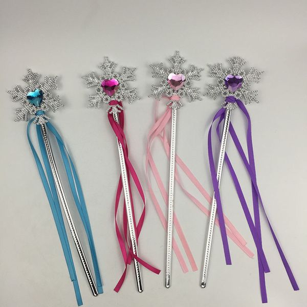

eco-friendly fairy wand ribbons streamers christmas wedding party snowflake gem sticks magic wands confetti props decoration events
