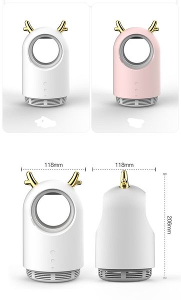 

3pcs/2020new usb electronic mosquito killer, electronic insect killer bug zapper trap pcatalyst fly zapper uv night light trap lamp usb