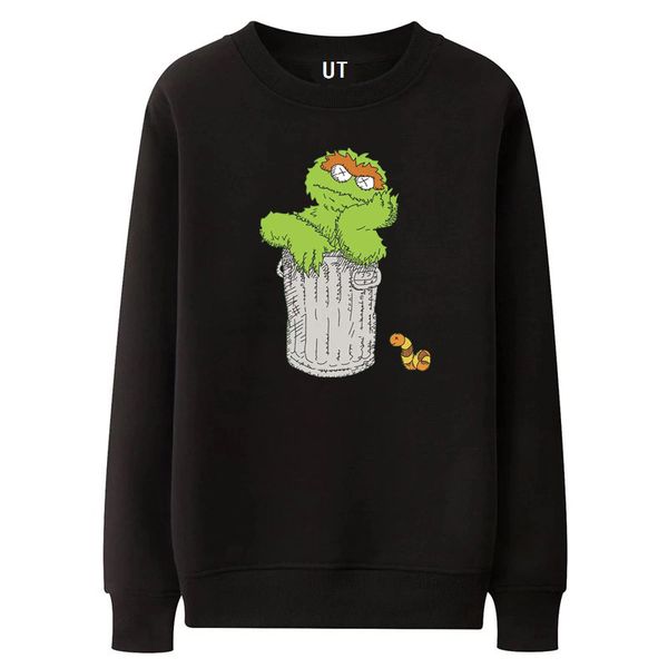 

hoodie kaws mens designer hoodies ka brand luxury sweatshirt fashion classic print womens sweater outdoor casual large size loose men s, Black