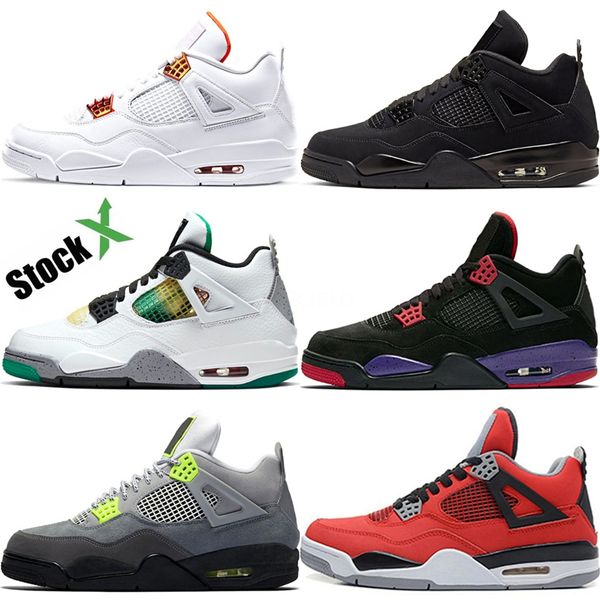 

2020 new 4 4s jumpman basketball shoes bred wings encore fire red singles stealth oreo white cement men mens designer sneakers us 7-13 #759