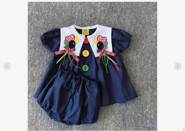 

0-6y baby girl винтажное платье комплект с брюками, Red;yellow