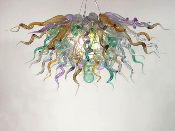 

seller handmade blown murano glass chandeliers customized colored handmade blown glass pendant lights for l lobby decor