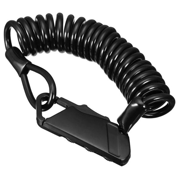 

bicycle & electric scooter lock cable portable multifunction universal combination - black