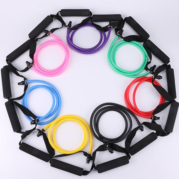 

120 cm yoga pull rope elastic resistance band fitness rope rubber band fitness equipment expander exercise tube training