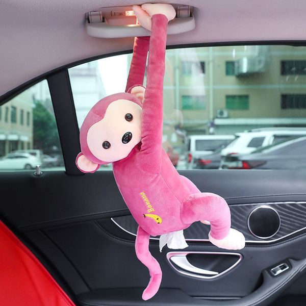 

car tissue box auto monkey replacement hanging interior inner plush tray
