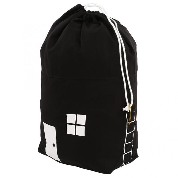 

drawstring children toys storage bag massive capacity house appearance outdoor carrying bag
