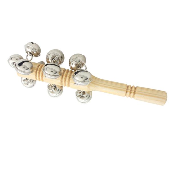 

lightweight wooden hand bell hand rhythm percussion toy for children