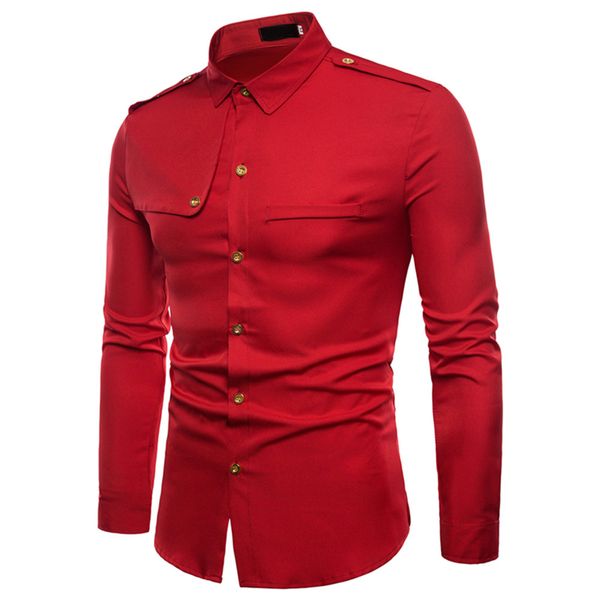 

moda casual combate militar slim fit camisa de manga long sleeve shirt for men camisas de mangas curtas dos homens jipe 4.16, White;black