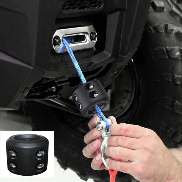 

new rubber universal saver ser line rope hook vehicle winch for atv durable