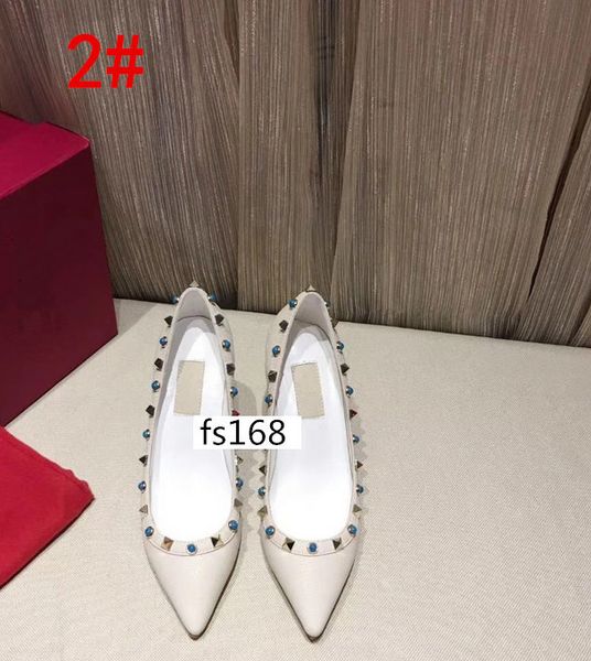 

designer pointed toe 2-strap with studs high heels patent leather rivets sandals women shoes valentine high heel shoes with box, Black