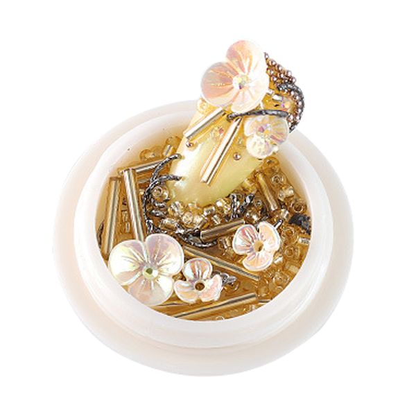 

3d nail art decoration mixed поддельный shell цветы блестки rivet бусины камень
