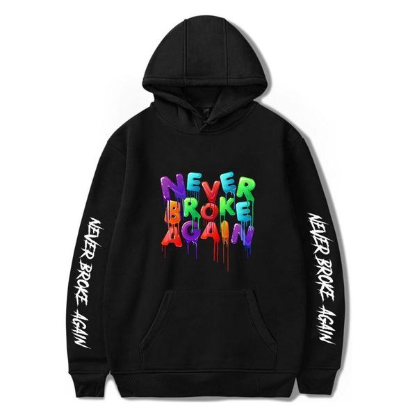 

mens hoodies youngboy new printed fashion hoodies sweatshirt casual women and men fashion new fashion sports sweatshirt, Black