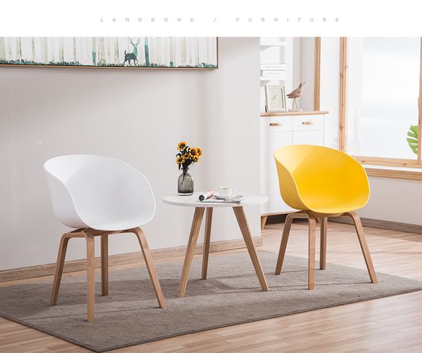 

горячая современная простая личность мода сборка кофе стул обеденный стул досуг дерево пластиковый стул барный стул гостиная frunture