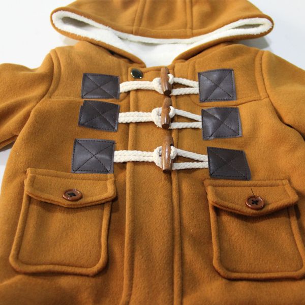

designer-baby boys jacket clothes 2020 new winter 2 color outerwear coat thick kids clothes children clothing with hooded retail hot, Blue;gray