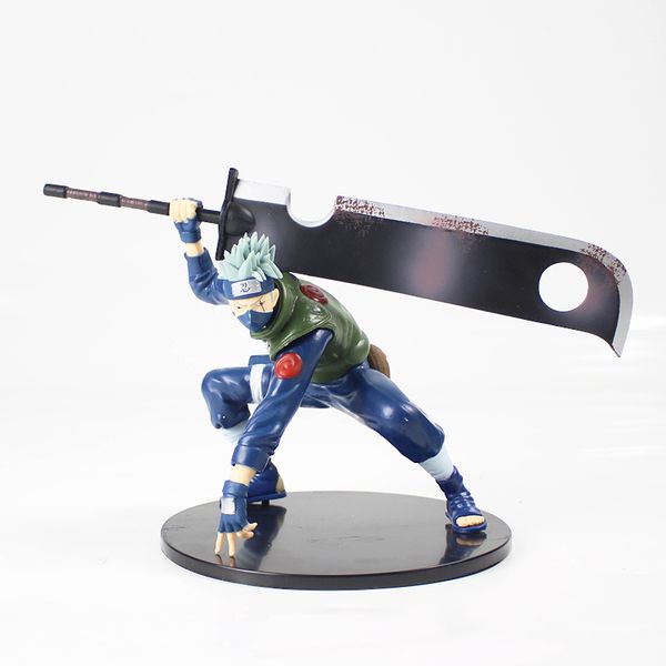 

naruto shippuuden hatake kakashi with sword shinobi world war figurine ver. pvc action figure collection model toys dolls y200421