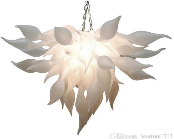 

lamps white murano chandeliers lights china supplier hand blown glass chandelier for art decor led bulbs
