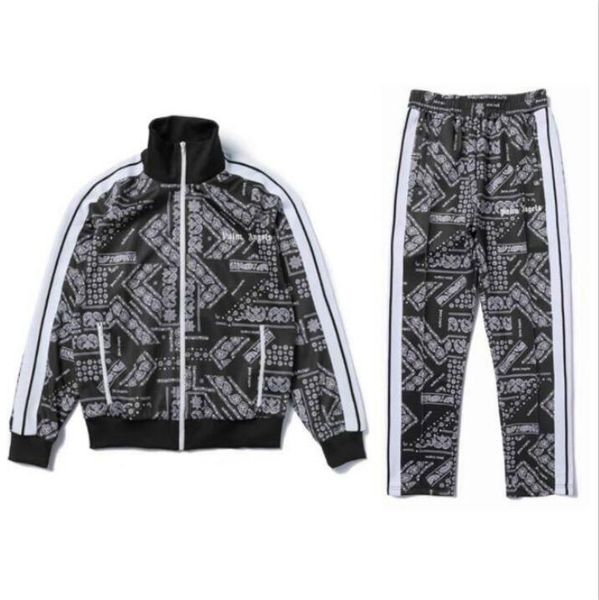 

new mens designer tracksuits with palm angels printted fashion brand track suits for men streetwear &pants suits clothing, Gray