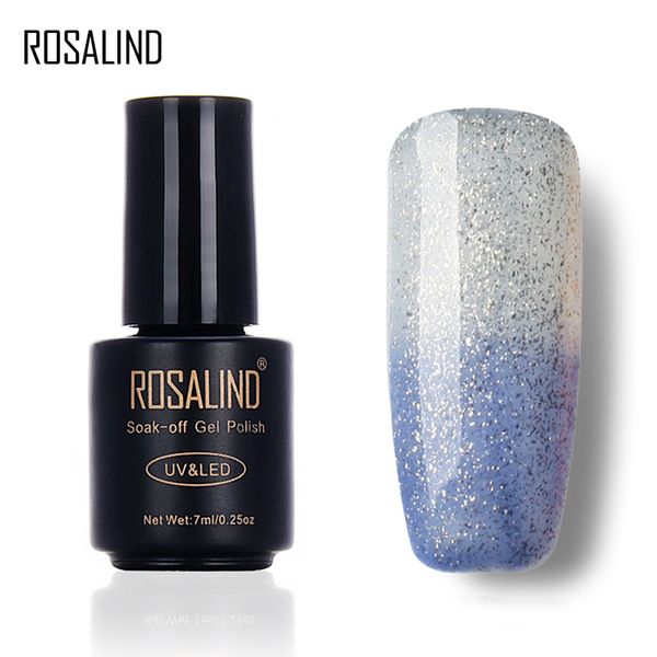 

rosalind 7ml changing temperature nail polish peel off nail polish gel uv lamp to dry thermal color acrylic paint base coat