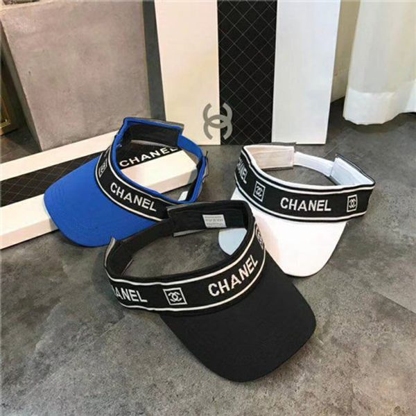 

visor sun hat female sunscreen summer sport tennis cap fashion lady travel beach empty hat men designer luxury hat