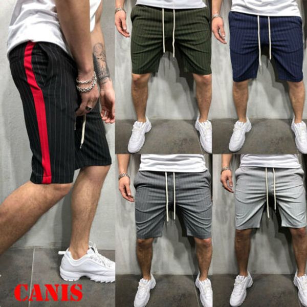 

brand summer new casual shorts men fit solid 5 color available shorts loose elastic waist breathable beach, White;black
